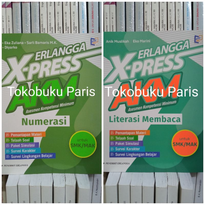 Jual Ori Erlangga Xpress X Press Akm Smk Mak Numerasi Literasi Membaca