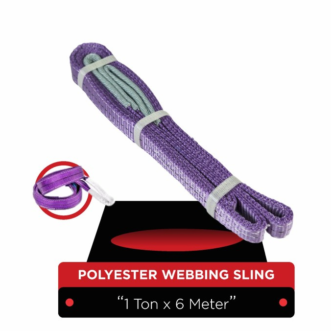 Jual Polyester Webbing Sling Ton X Meter Tali Angkat Shopee