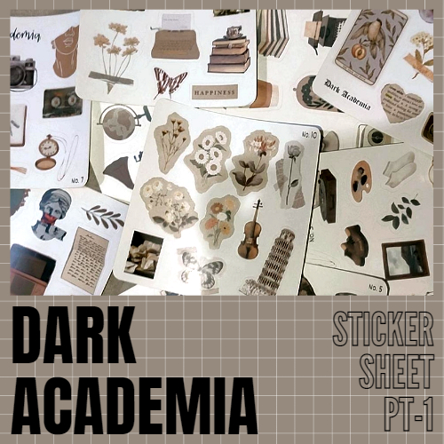 Jual [PART 1] Dark Academia Stickers / stiker dark academia / old ...