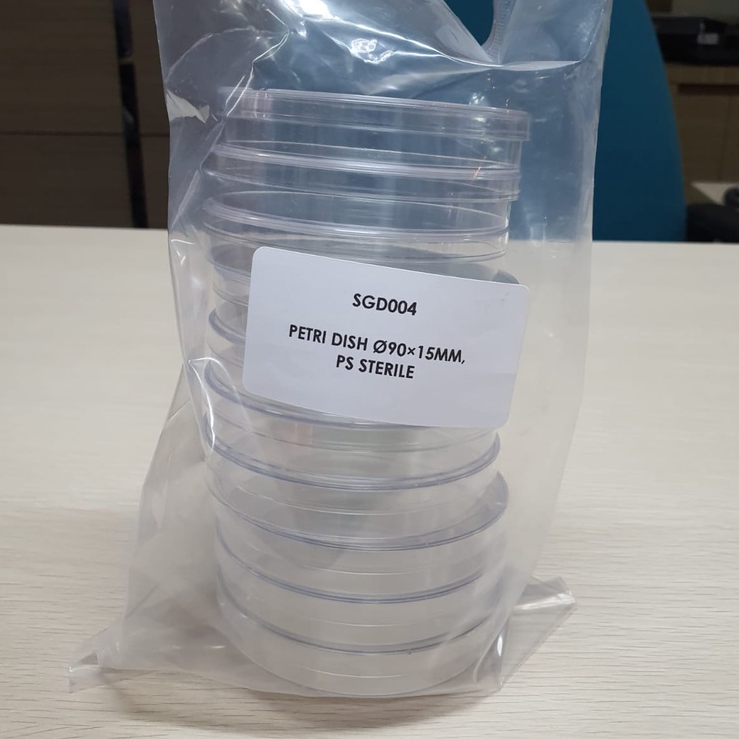 DollaTek 10 Ciotole Di Petri Da 90 X 15 Mm Con Coperchio E 2 Ml Contagocce Da 3 Ml Per Buccia Di Coltura Batterica Sterile, Coltura Di Tessuti