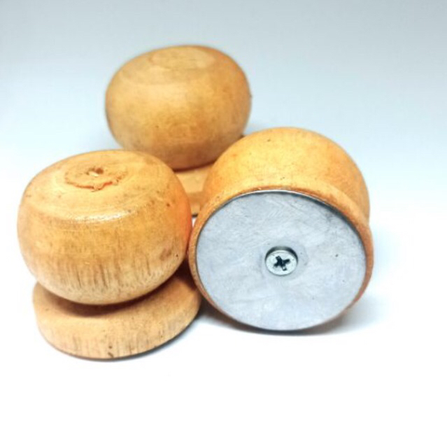 Jual Knob Tutup Panci Kayu Simetris Knob Pegangan Tutup Panci Bulat Shopee Indonesia