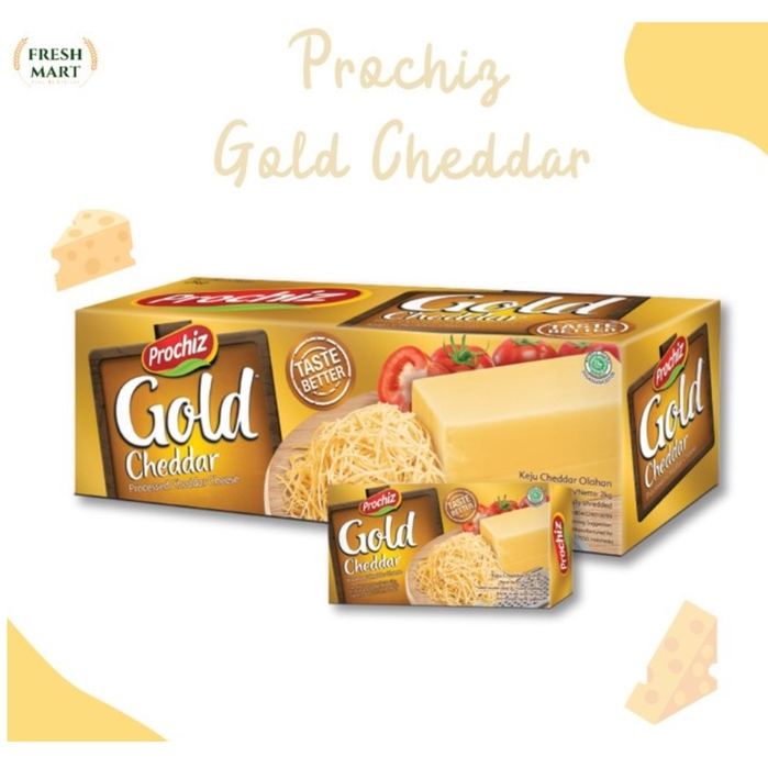 Jual Keju Cheddar Olahan Prochiz Gold 2Kg (PROCHIZ GOLD CHEDDAR CHEESE ...