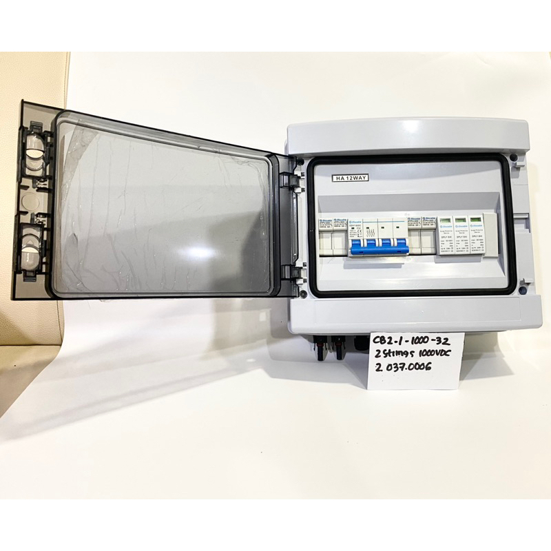 Jual Slocable PV Combiner Box 2 Strings 1000V DC 15A Fuse | DC Breaker ...