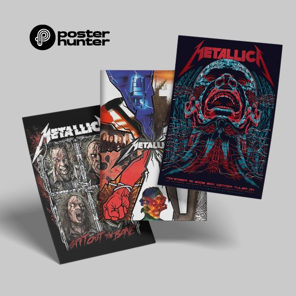 Jual Poster Band METALLICA Full | Wallpaper Sticker Band Metal Rock ...