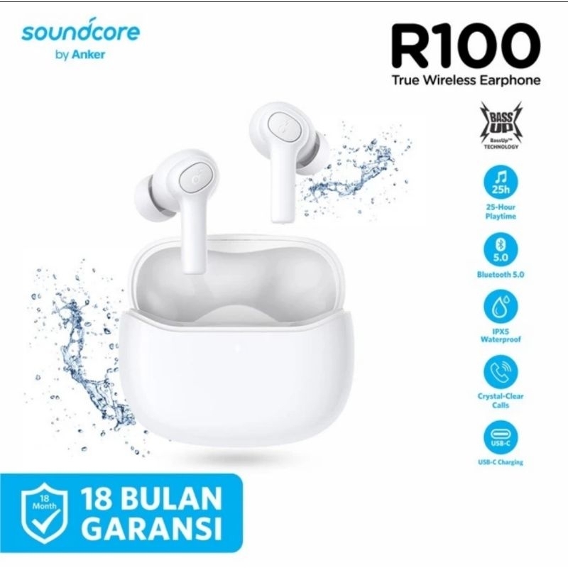 Jual Anker Soundcore R100 TWS True Wireless Earbuds Earphone Bass ...