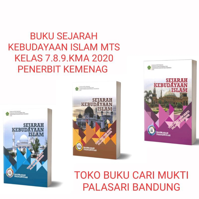 Jual Buku SKI Sejarah Kebudayaan Islam MTS Kelas 7.8.9. KMA 2020 ...