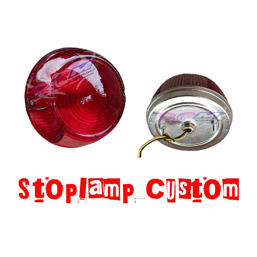 Jual Stopan lampu belakang motor custom universal japstyle bratsyle ...