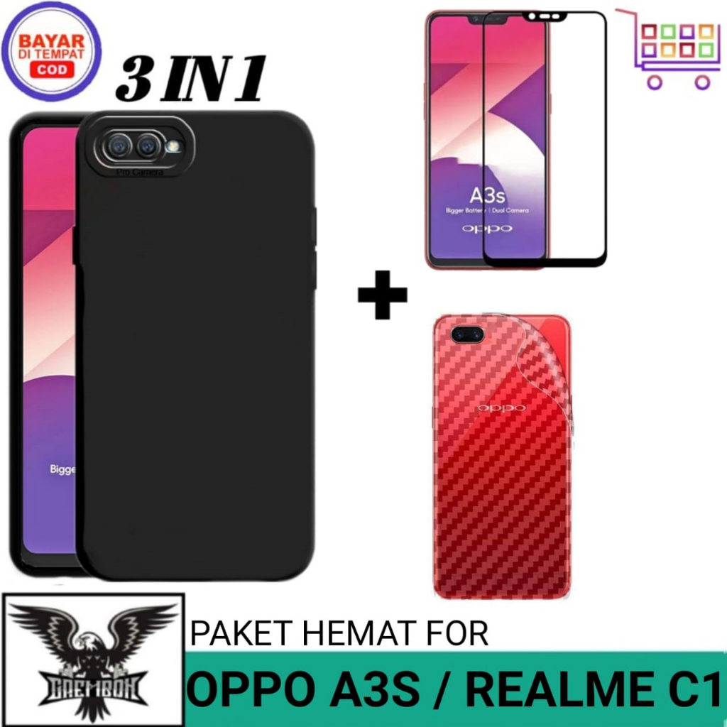 casing oppo a3s shopee
