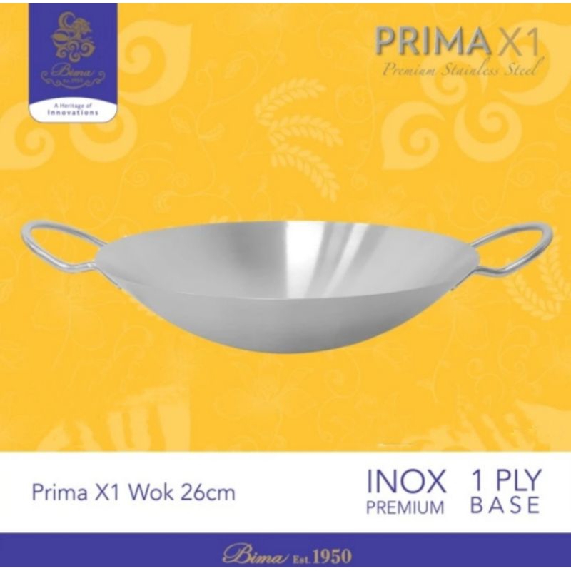 Jual Bima Wok Prima X1 /wajan Stainless Bima | Shopee Indonesia