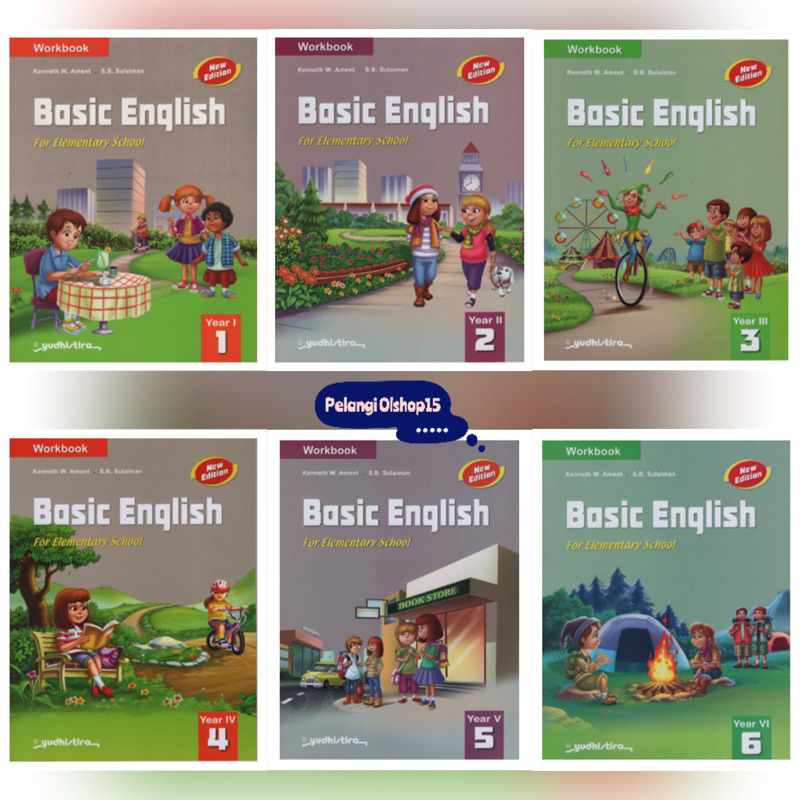 Jual BUKU WORKBOOK BASIC ENGLISH SD/MI KELAS 1 2 3 4 5 6 REVISI K13N ...