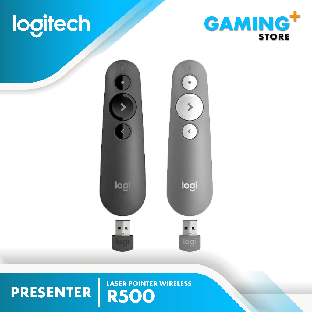 Jual R500s Logitech / R-500s Remote Presenter Wireless Laser Merah ...