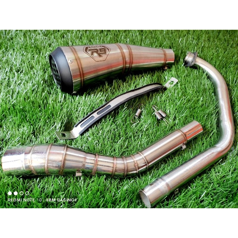 Jual KNALPOT RACING R9 GP SERIES PNP VIXION R15 CBR BYSON GSX MEGAPRO ...
