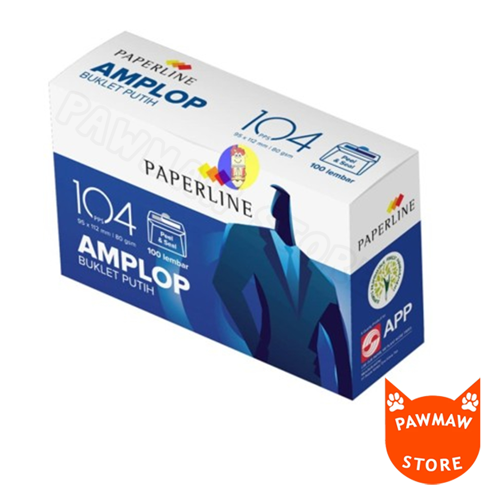 Jual Amplop Putih Paperline Pps Uk X Mm Pack Shopee