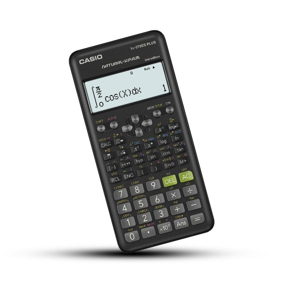 Calculadora Científica CASIO FX-570ESPLUS-2 - Caja Original, Ideal Para Estudiantes Y Profesionales