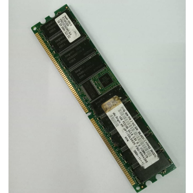 Jual RAM SERVER IBM xSeries 305 DDR1 1GB PC2100R ECC Hynix FRU 09N4308 ...