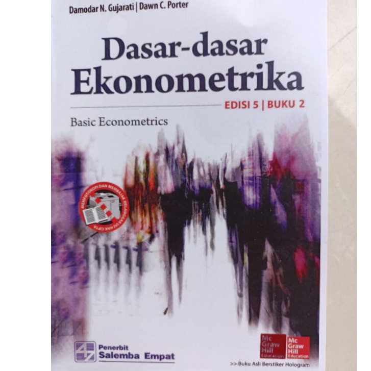 Jual DASAR DASAR EKONOMETRIKA EDISI 5 BUKU 1 DAMODAR N GUJARATI ...