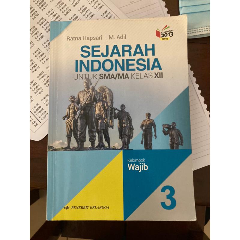 Jual Buku Sejarah Indonesia Wajib kelas XII 12 SMA penerbit erlangga ...