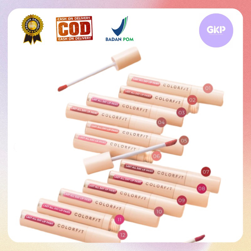 Jual Wardah Colorfit Fresh Matte Lip Ink / Lipcream 100% ORIGINAL ...