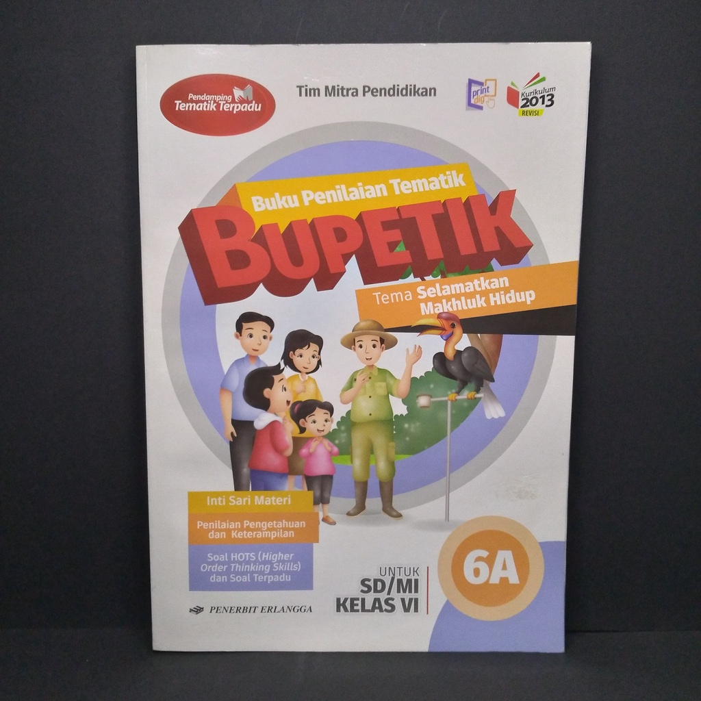 Jual BUKU PENILAIAN TEMATIK [BUPETIK] TEMA SELAMATKAN MAKHLUK HIDUP ...