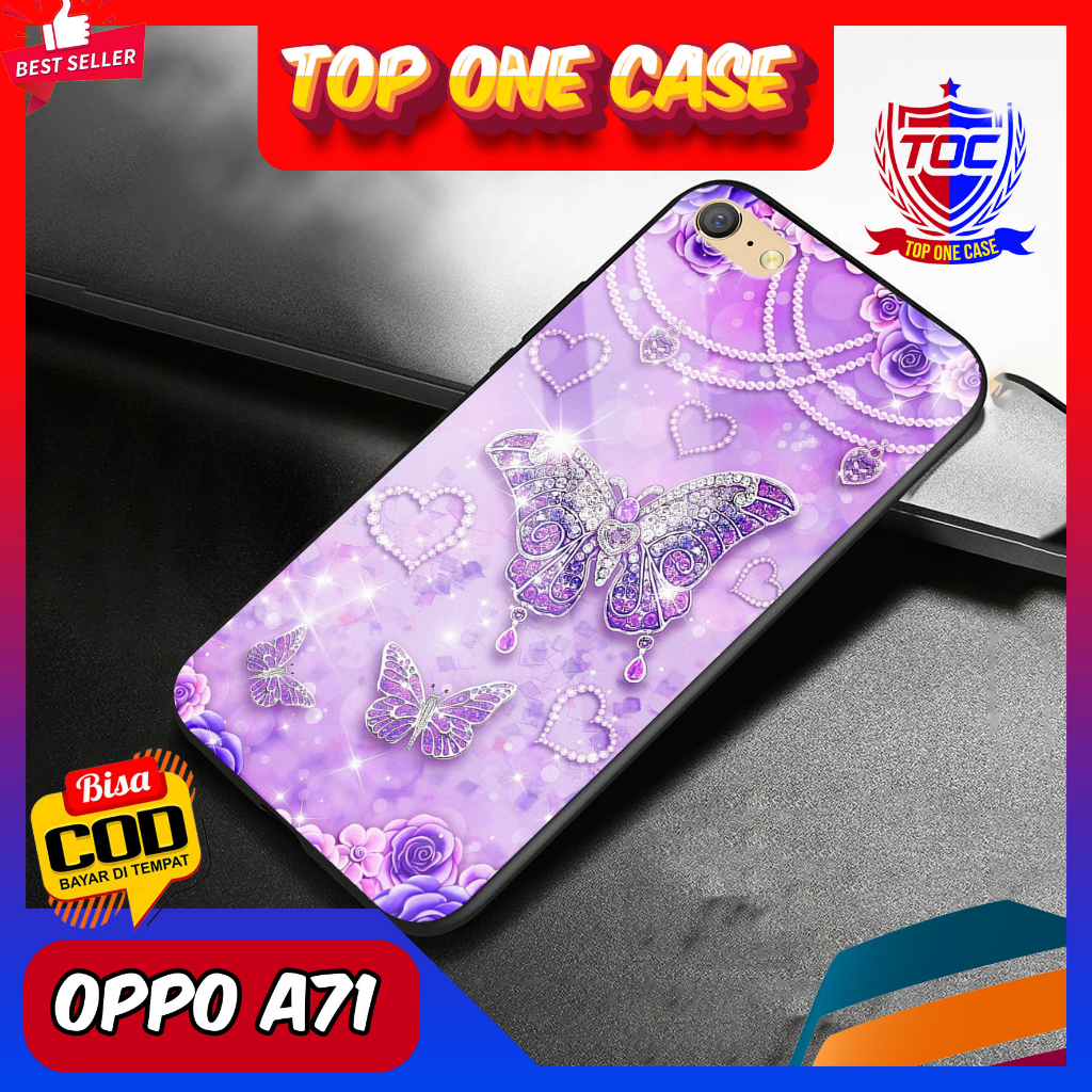 Jual Case OPPO A71- Casing OPPO A71 Terbaru Top One Case MOTIF