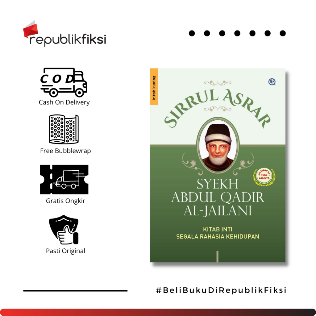 Jual Buku Sirrul Asrar (HC) - Syekh Abdul Qadir Al-Jailani - Qaf Media ...