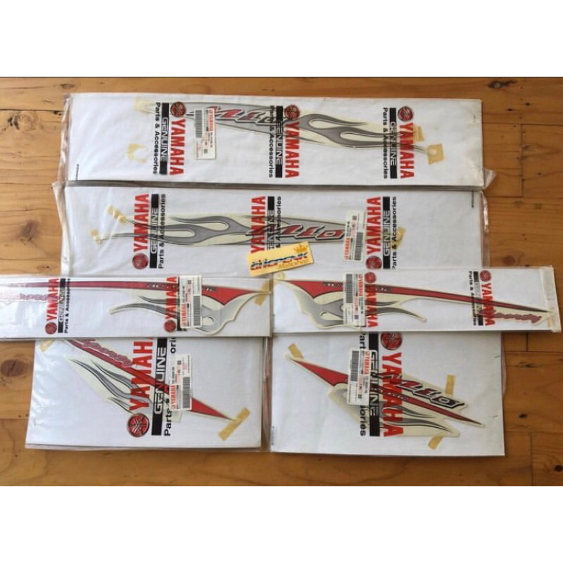 Jual Striping Mio Sporty Api Putih Original Yamaha Genuine Parts