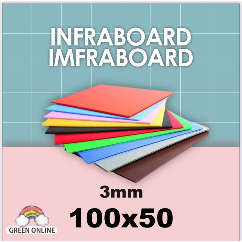 Jual IMPRABOAR INFRABOARD 3MM 100x50 | Shopee Indonesia
