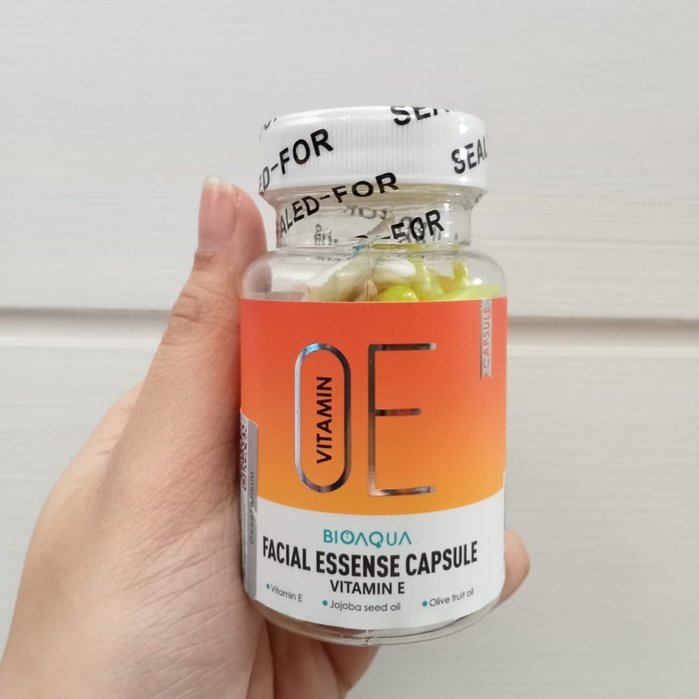 Jual BIOAQUA VITAMIN E FACIAL ESSENCE CAPSULE Shopee Indonesia