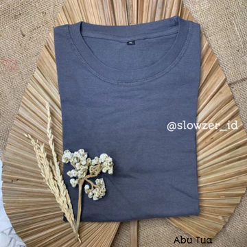 Kaos Polos Lengan Pendek Cotton Combed 30s Unisex Pria Wanita KPP007