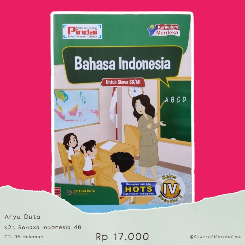 Jual Modul Bahasa Indonesia Kelas 4 Semester 2 Kurikulum Merdeka SD/MI ...