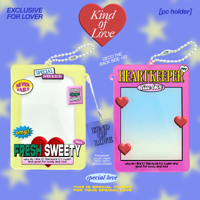 Jual KIND OF LOVE SERIES PHOTOCARD HOLDER Shopee Indonesia