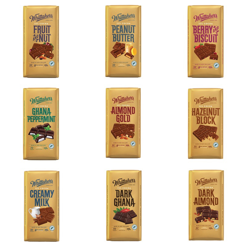 Jual Cokelat / Whittaker's / Whittakers / Chocolate / Coklat / Creamy ...