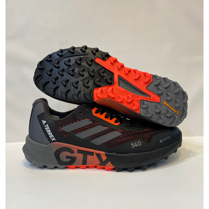 Jual Sepatu Adidas Terrex Agravic Flow Black Orange Shopee