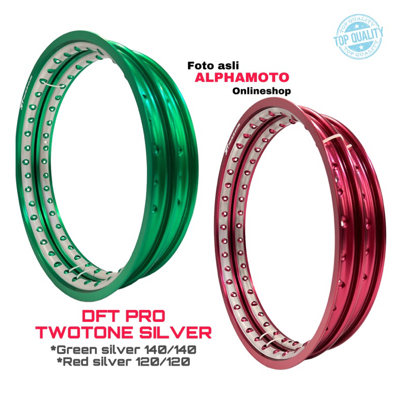 Jual VELG MOTOR JARI JARI RIM DFT THAILAND RING 17 2TONE BLAST Velek ...