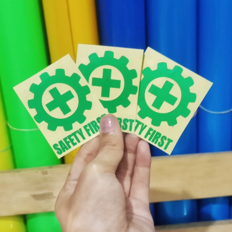 Jual STIKER CUTTING K3 SAFETY FIRST | Shopee Indonesia