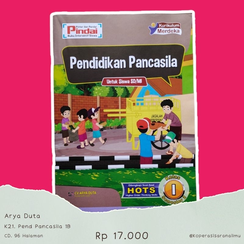 Jual Modul Pendidikan Pancasila Kelas 1 Semester 2 Kurikulum Merdeka SD ...