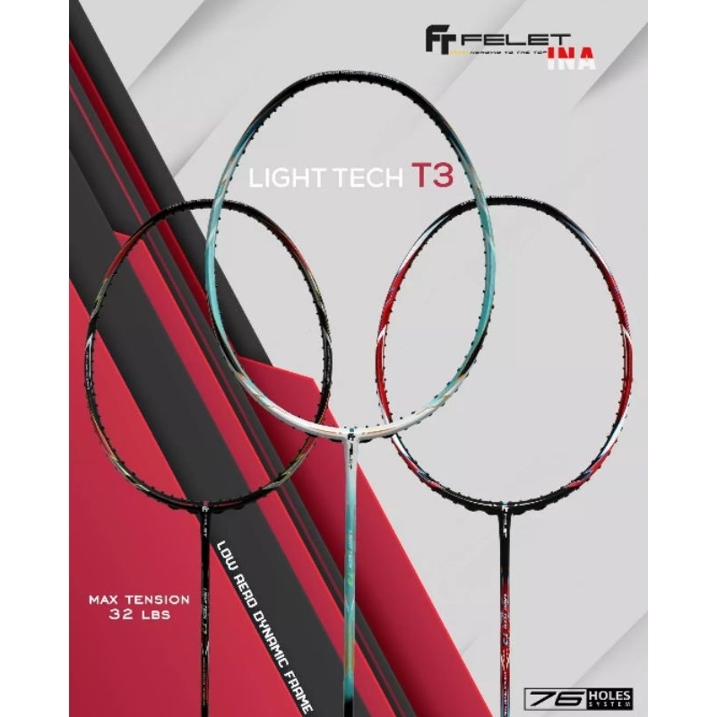 Jual Raket Felet Light Tech T3 | Shopee Indonesia