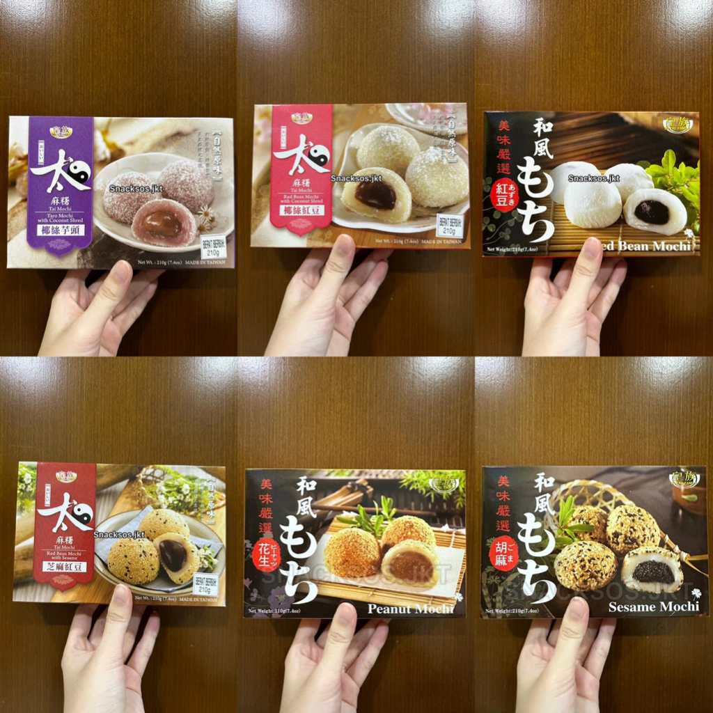 Jual ROYAL FAMILY RED BEAN MOCHI / PEANUT MOCHI / SESAME MOCHI / WITH ...