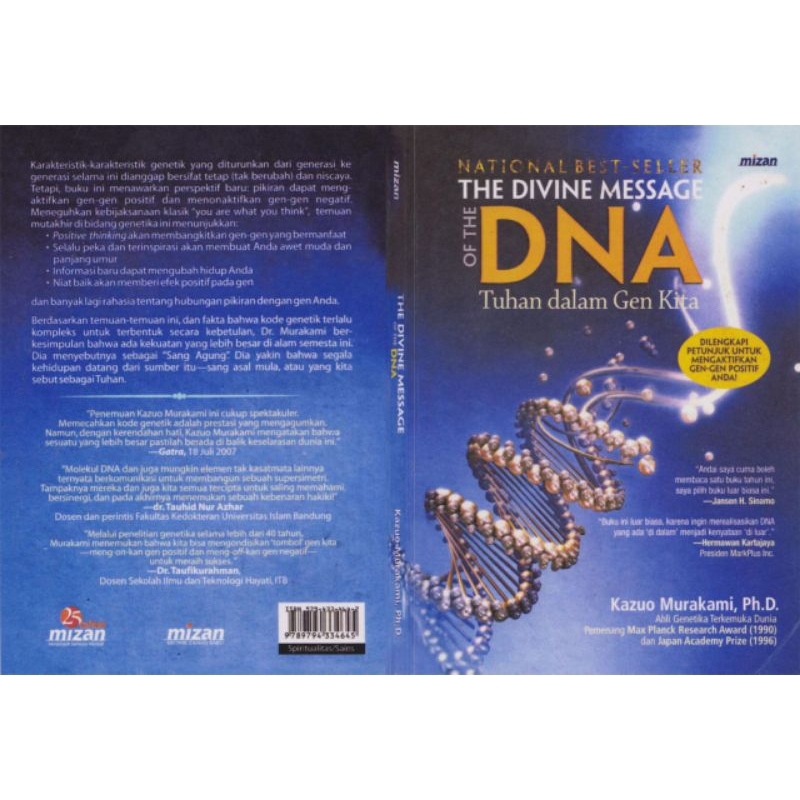 Jual The Divine Message Of The Dna Tuhan Dalam Gen Kita Soft Cover