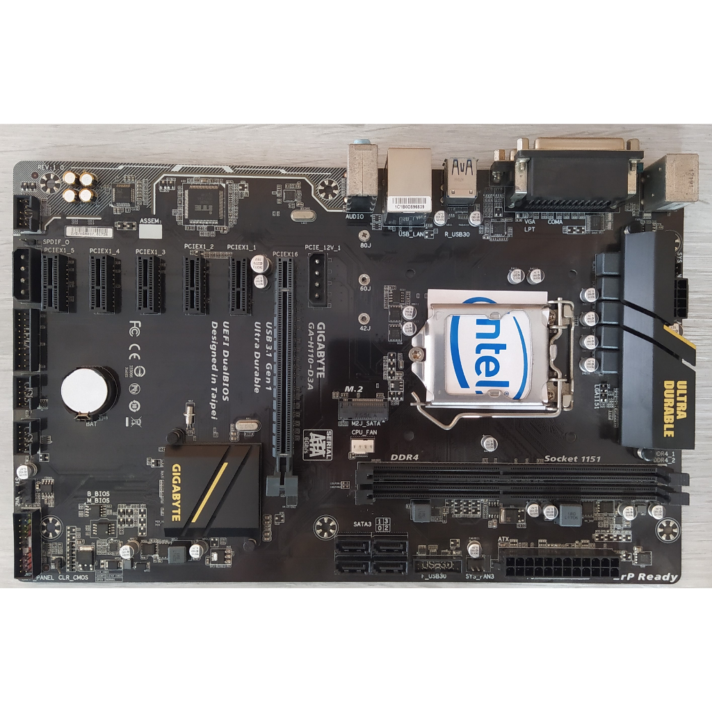 Jual Motherboard H110 Gigabyte GAH110D3A LGA 1151 Mainboard Mobo