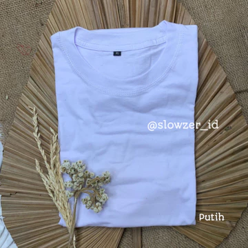 Kaos Polos Lengan Pendek Cotton Combed 30s Unisex Pria Wanita KPP007