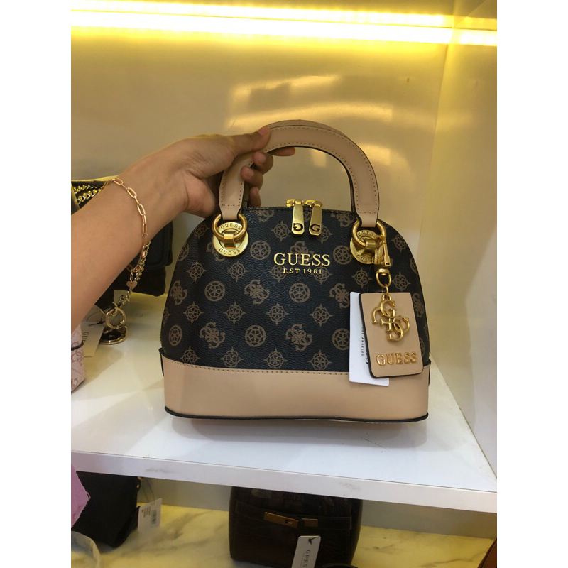Jual Guess Cathleen dome satchel Shopee Indonesia