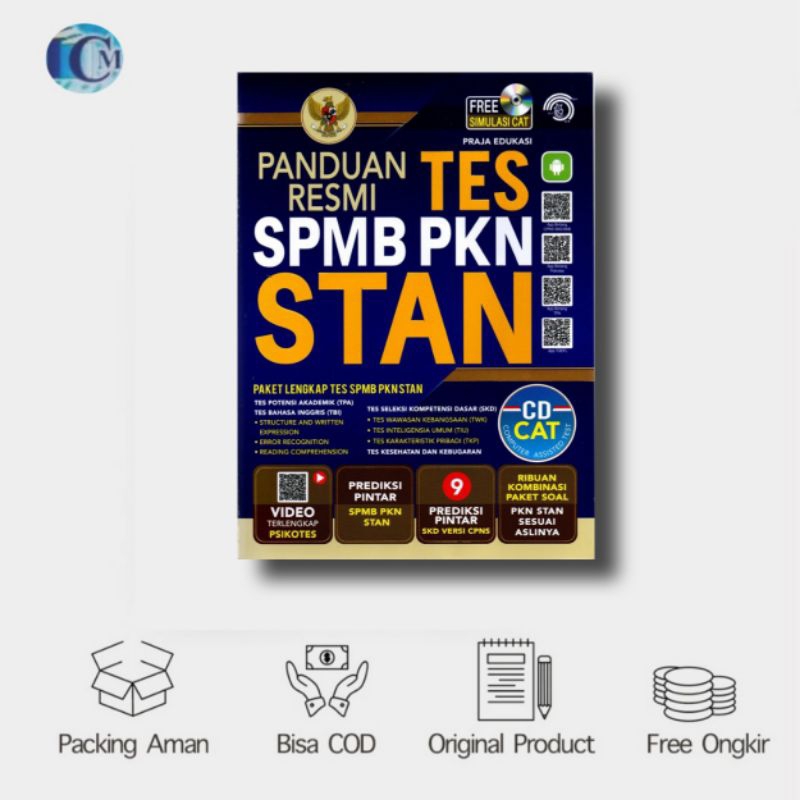 Jual Buku Panduan Resmi Tes SPMB PKN STAN + CD CAT | Shopee Indonesia