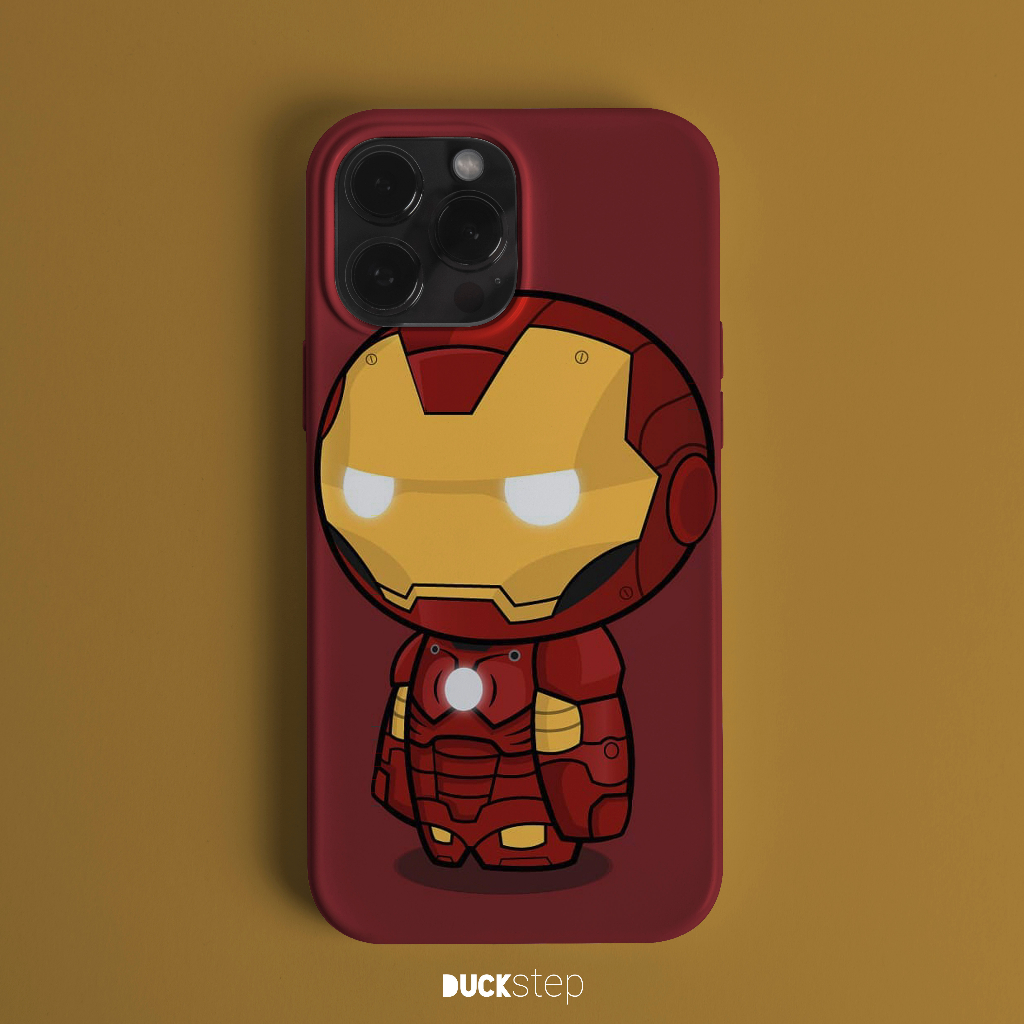 Jual Duckstep Case Marvel Iron Man Iphone Samsung Oppo Vivo Hardcase ...