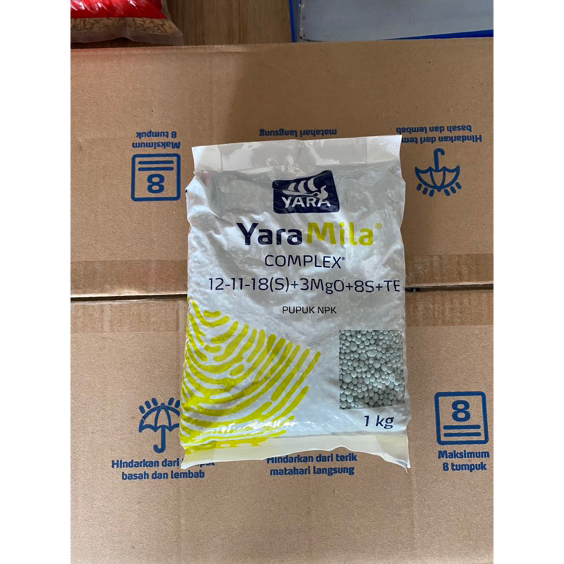 Jual Pupuk NPK YaraMila COMPLEX 1kg 12-11-18 + TE | Shopee Indonesia