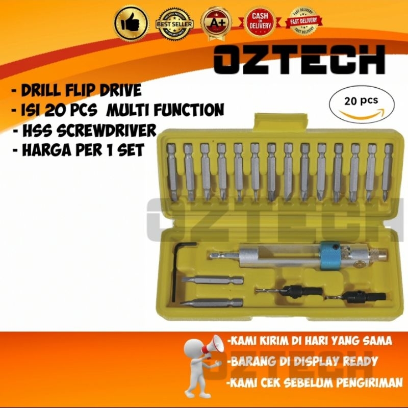 Drill flip store drive kit