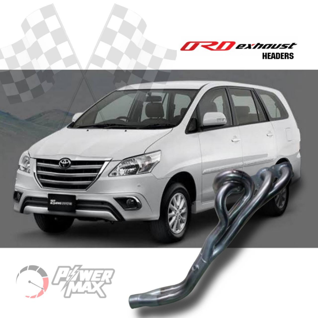 Jual ORD Exhaust Knalpot Racing Header innova / fortuner bensin ORD ...