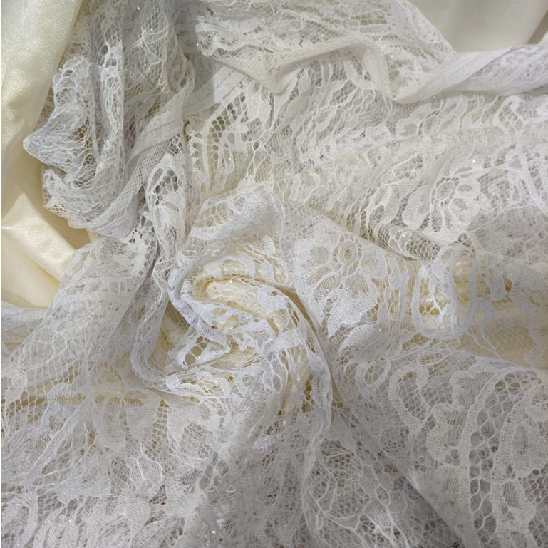 Jual KAIN BRUKAT / BROKAT GLITTER / KAIN BRUKAT UNTUK SELENDANG DEKOR