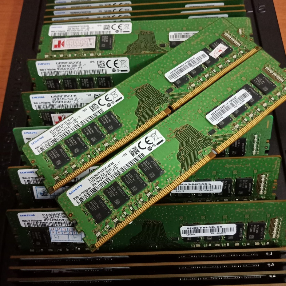 Jual Memory Ram Server Xeon DELL EMC T30/T40 UDIMM 16Gb PC4-2666v ...