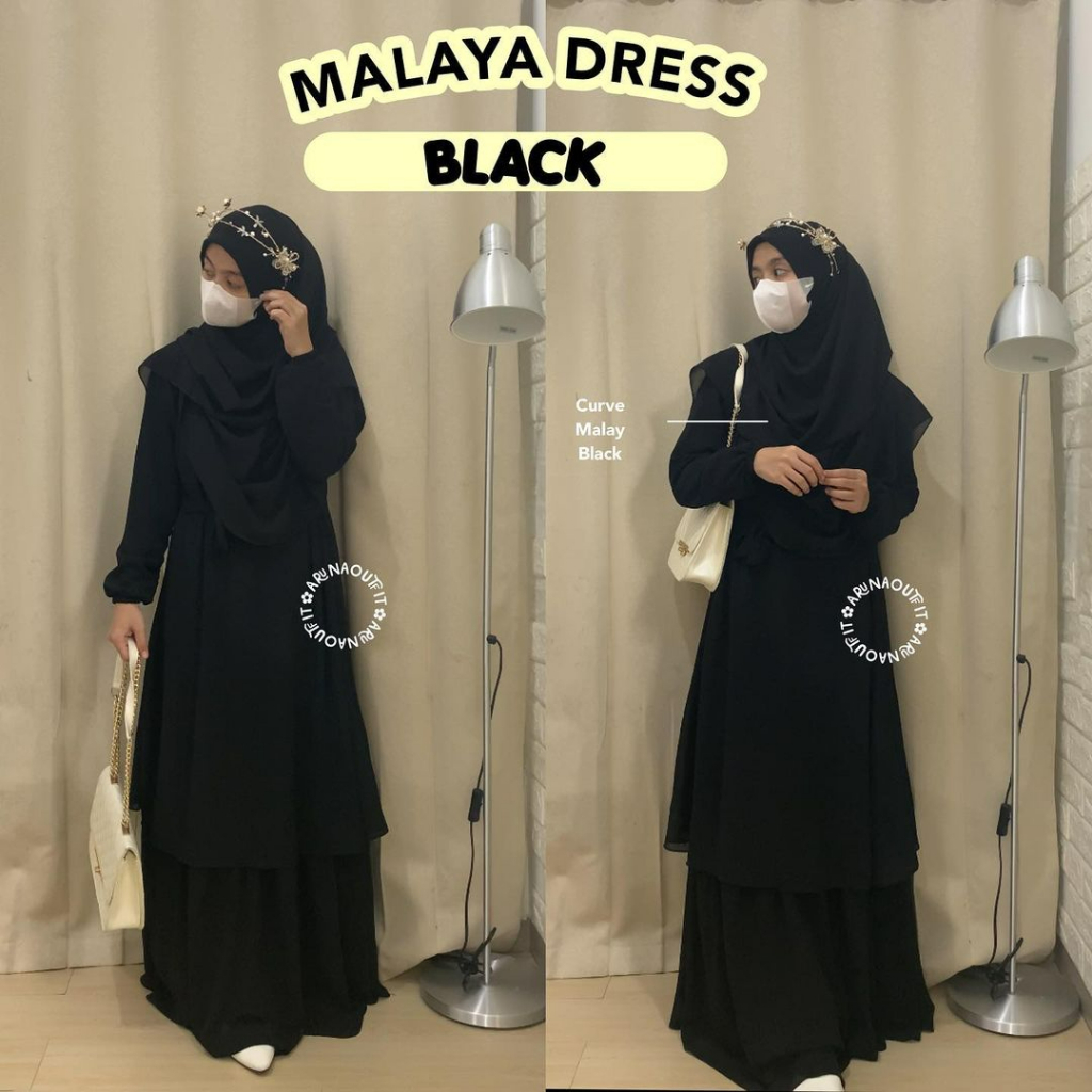 MALAYA DRESS BLACK